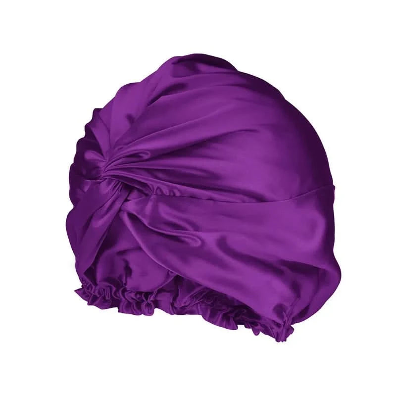 Gorro de seda de morera 6A de 22 mommes Silkora™ Classic Turban-Twist