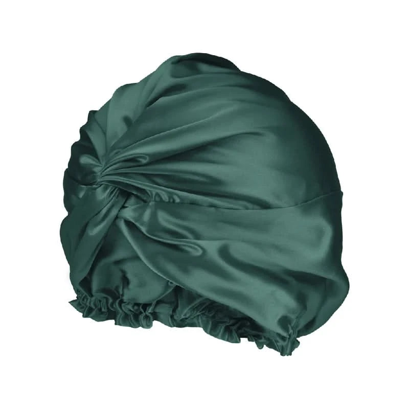 Silkora™ Classic Turban-Twist Bonnet 22-Momme Grade 6A Mulberry Silk