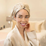 Gorro de seda de morera 6A de 22 mommes Silkora™ Classic Turban-Twist
