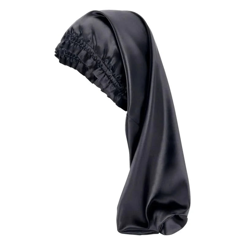 Silkora™ Cascade Slouchy Bonnet 22-Momme Grade 6A Mulberry Silk
