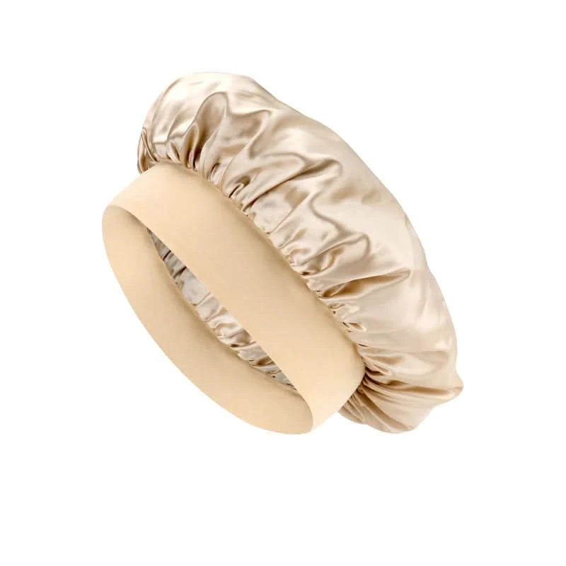 Silkora™ Halo Smooth-Band Bonnet 22-Momme Grade 6A Mulberry Silk
