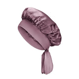 Gorro con lazo para el pelo Silkora™ Crown de seda de morera de 22 mommes y grado 6A